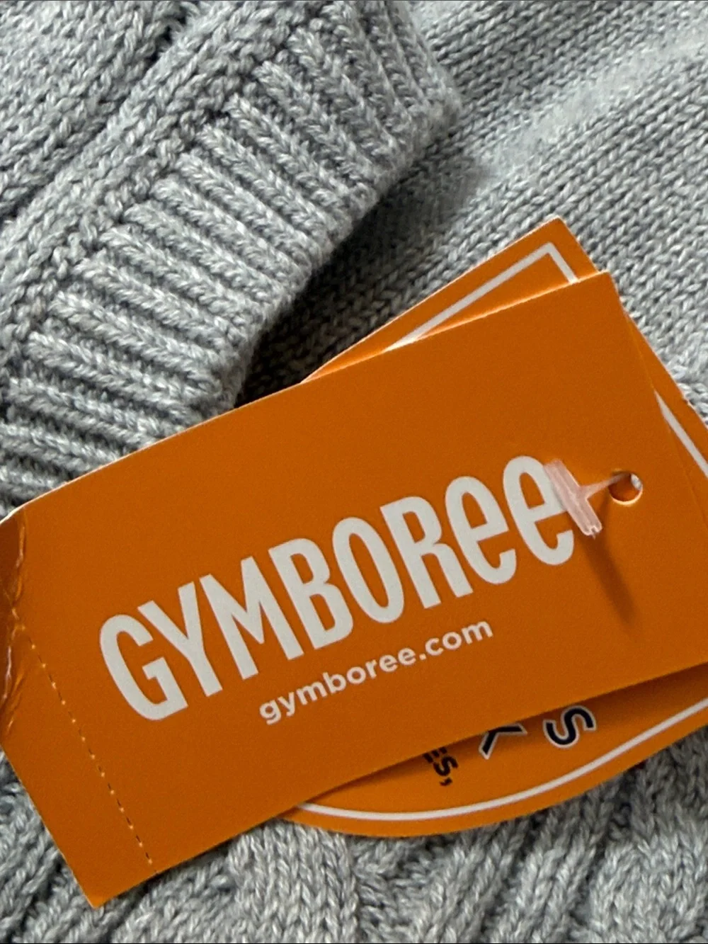 NWT Gymboree Gray Cotton Cable Knit Uniform V-Neck Sweater Vest